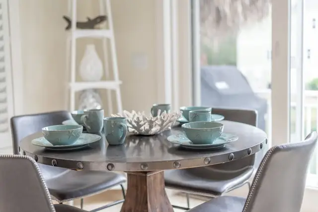 Dining area of this home near Bradley Beach