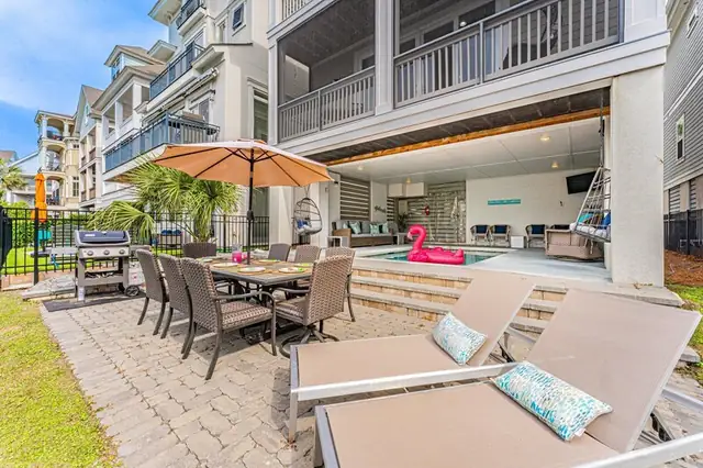 Balcony of this home near Bradley Beach