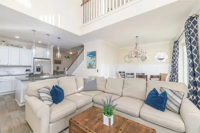 Living room of this home near Bradley Beach