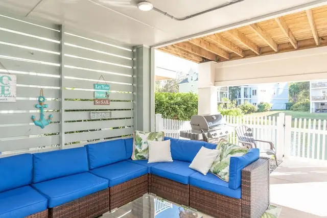 Balcony of this home near Bradley Beach