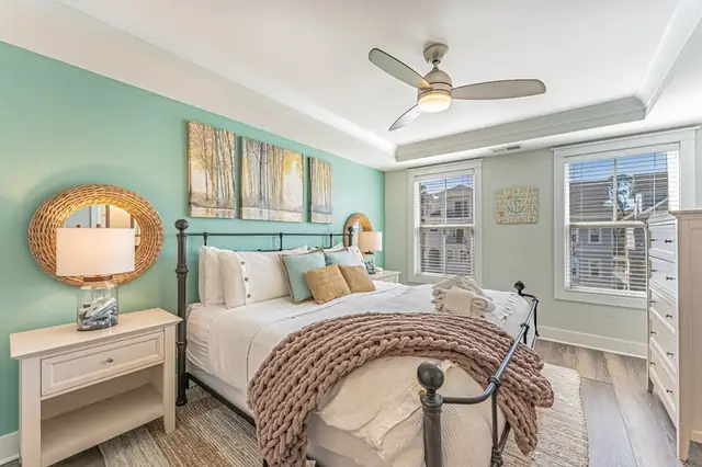 Bedroom of this home near Bradley Beach