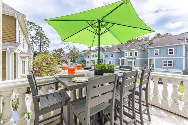 Balcony of this home near Bradley Beach
