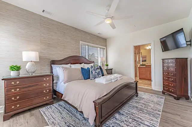 Bedroom of this home near Bradley Beach