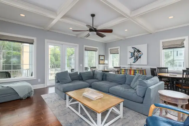 Living room of this home near Bradley Beach