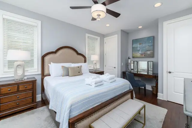 Bedroom of this home near Bradley Beach