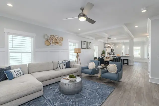 Living room of this home near Bradley Beach