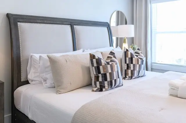 Bedroom of this home near Bradley Beach