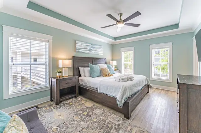 Bedroom of this home near Bradley Beach