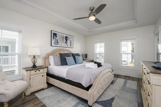 Bedroom of this home near Bradley Beach