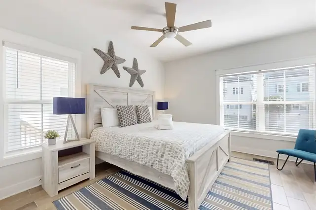 Bedroom of this home near Bradley Beach