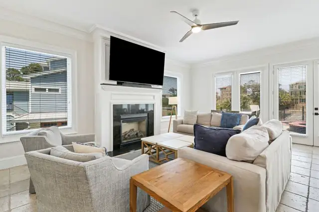 Living room of this home near Bradley Beach