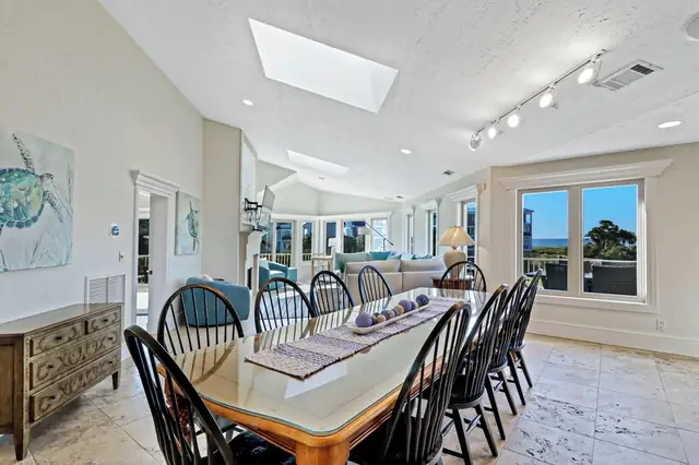 Dining area of this home near Bradley Beach