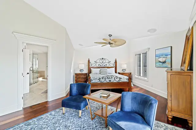 Bedroom of this home near Bradley Beach