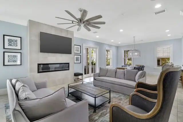 Living room of this home near Bradley Beach