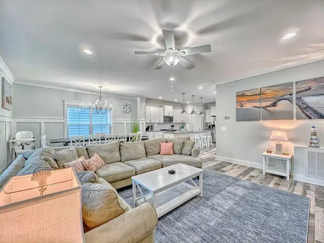 Living room of this home near Bradley Beach