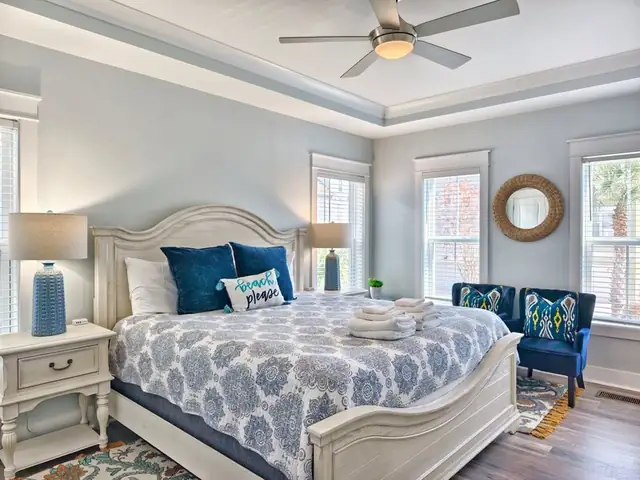 Bedroom of this home near Bradley Beach