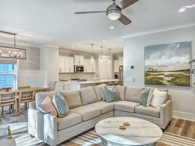 Living room of this home near Bradley Beach