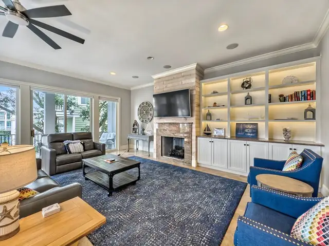 Living room of this home near Bradley Beach