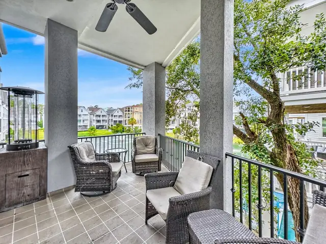 Balcony of this home near Bradley Beach