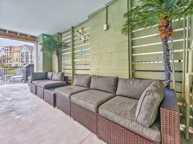 Balcony of this home near Bradley Beach