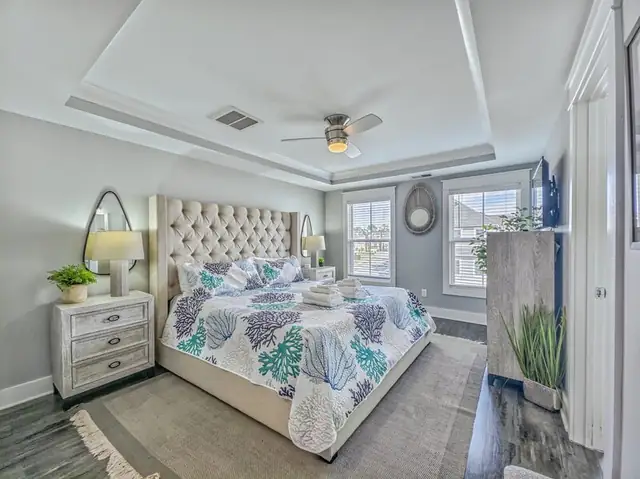 Bedroom of this home near Bradley Beach