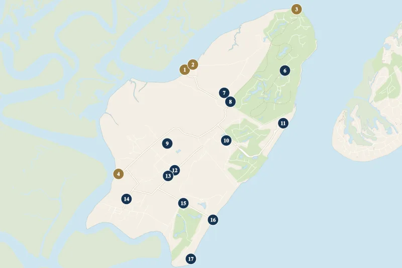 Daufuskie Island map