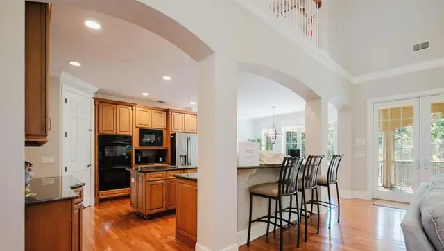 Kitchen of this home near Folly Field Beach