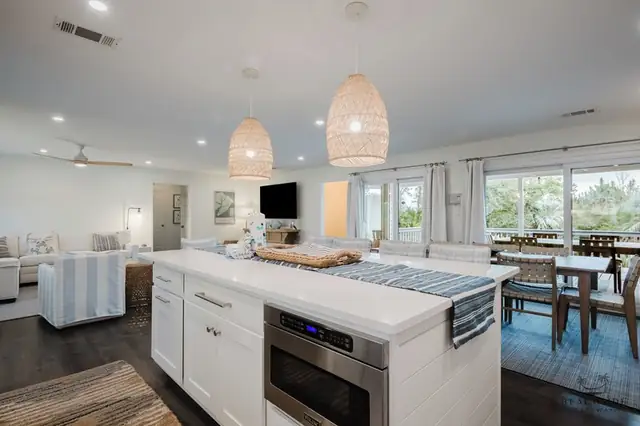 Kitchen of this home near Folly Field Beach