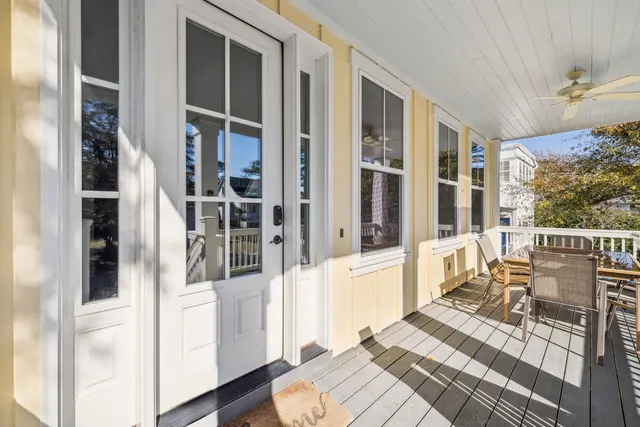Outdoor space of this home near Folly Field Beach