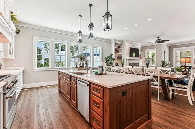 Kitchen of this home near Folly Field Beach