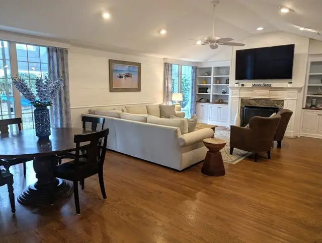 Living room of this home in Forest Beach