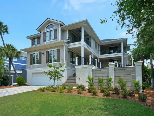 Outside of this home in Forest Beach