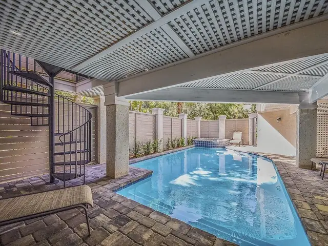 Pool of this home in Forest Beach