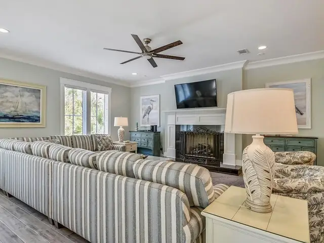 Living room of this home in Forest Beach