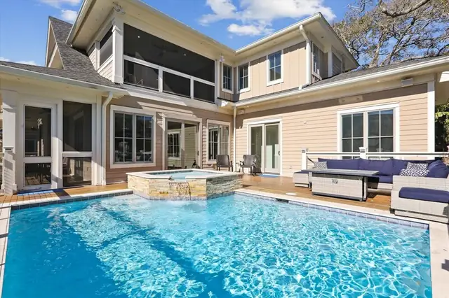 Outside of this home in Forest Beach