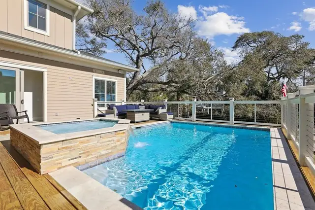Pool of this home in Forest Beach