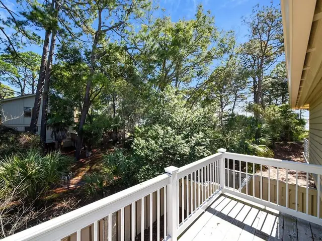 Balcony of this home in Forest Beach
