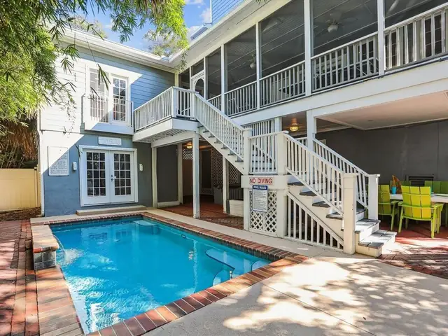Pool of this home in Forest Beach