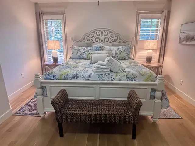 Bedroom of this home in Forest Beach