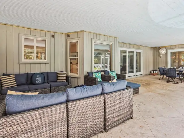 Balcony of this home in Forest Beach