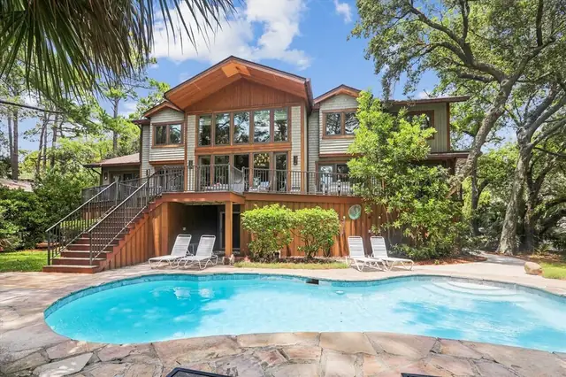 Outside of this home in Forest Beach