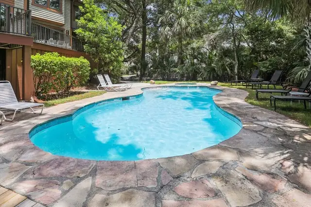Pool of this home in Forest Beach