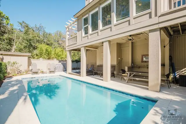 Pool of this home in Forest Beach