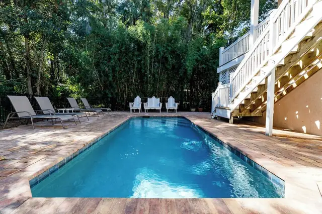 Pool of this home in Forest Beach