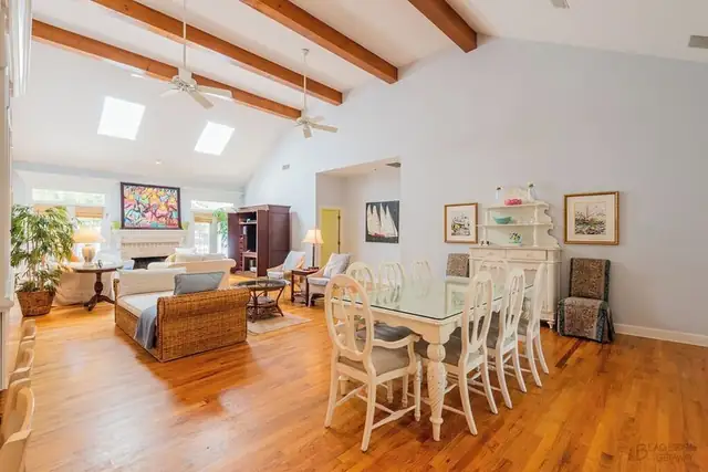 Living room of this home in Forest Beach