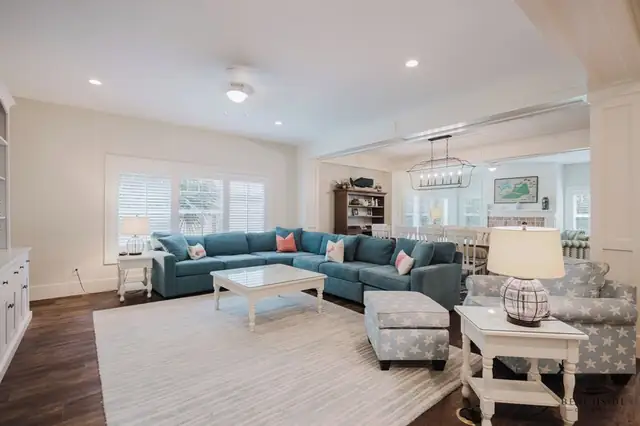 Living room of this home in Forest Beach