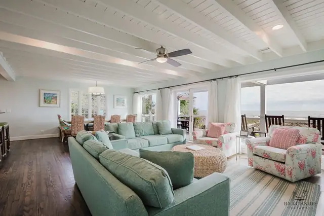 Living room of this home in Forest Beach