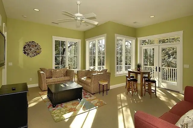 Living room of this home in Forest Beach