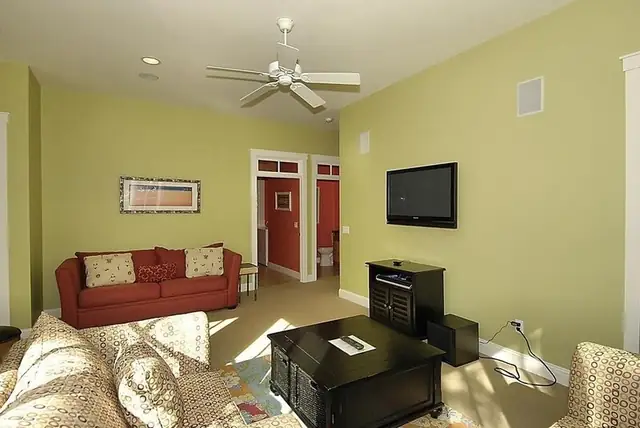 Living room of this home in Forest Beach