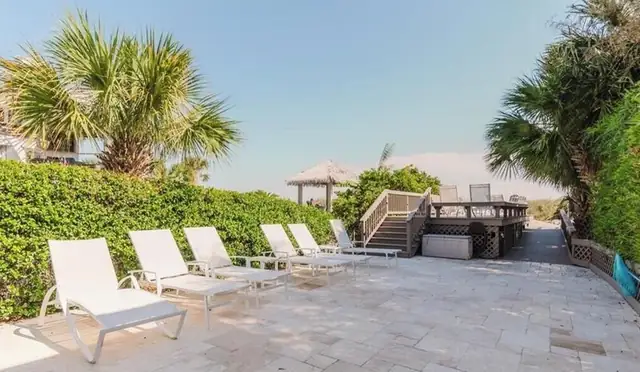 Balcony of this home in Forest Beach